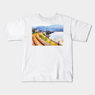 Barmouth Railway Line And Bridge Kids T-Shirt